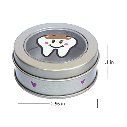 Hamuiers Tooth Fairy Box, Baby Tooth Box For Lost Teeth, Metal Tooth Holders For Kids First Teeth Keepsake Box Gifts For Baby - Girl #TOP1