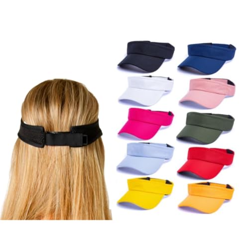 Viseira de Sol Boné Ajustável Verão para Corrida, Caminhada, Praia, Ciclismo, Esporte, Tenis,Fitness