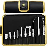 Grease Gun Couplers, 9 PCS Quick Connect Greasing Accessory Kit with Grease Gun Tips 12" Flex Hose &