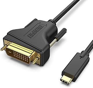 USB C to DVI Cable, BENFEI 1.8 Meter Type-C(Thunderbolt 3) to DVI Cable Compatible for MacBook Pro 2019/2018/2017, Samsung Galaxy S9/S8, Surface Book 2, Dell XPS 13/15, Pixelbook and More
