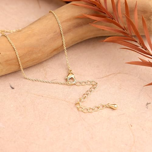 Sonateomber Dainty Heart Leaf Pendant Necklace for Women, Cute Simple Love Dangle Chain Necklaces Wedding Valentines Prom Jewelry Gift for Mother4
