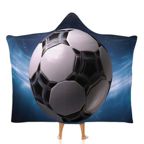 Cape à capuche football contre le froid au bureau et voyage