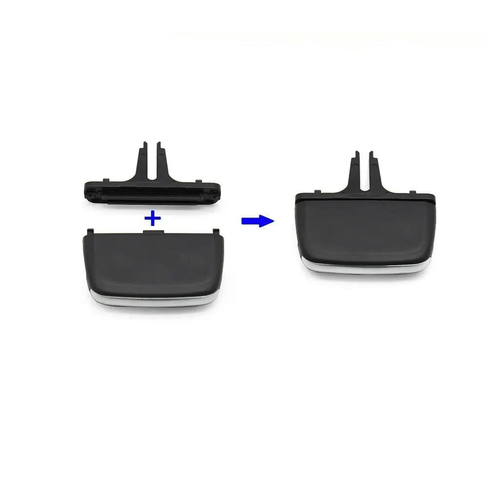 griglia di ventilazione Per Volvo XC90 V90 S90 Clip Bocchetta Aria Condizionata Auto Anteriore Posteriore Griglia Presa D'aria AC Linguetta Clip Cursore Griglia Ventilazione dell'aria Condizionata(2 p