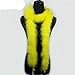 40g Più Spessa Soffice Boa di Piume Tinti di Piume di Tacchino Artigianale Per Spettacolo/Costumi di Carnevale/Boa per Feste Scialle 18 Colori-giallo, 10 pz