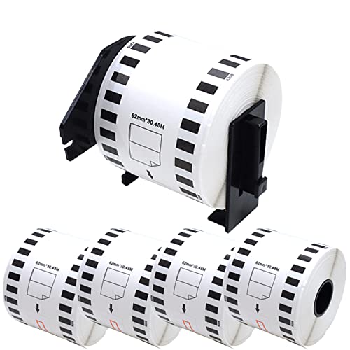 �u���U�[�p �s�[�^�b�` DK�e�[�v (���M��) DK-2205 �݊��i ���ڎ��e�[�v(��) �� 62mm×30.48m 5�Z�b�g�{�z���_�[1��