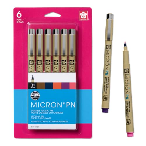 Image of Sakura Pigma Micron PN, 6PC Set (50221)