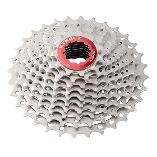 KTKEET 10-Gang-Kassette 11-30T/32T/34T/36T/40T/42T/46T/50T/Mountainbike/Rennrad-Kassette, 10-Gang-Fahrrad-Kassette, kompatibel mit Shimano Ultegra XT Sunrace Sram (11-32T)