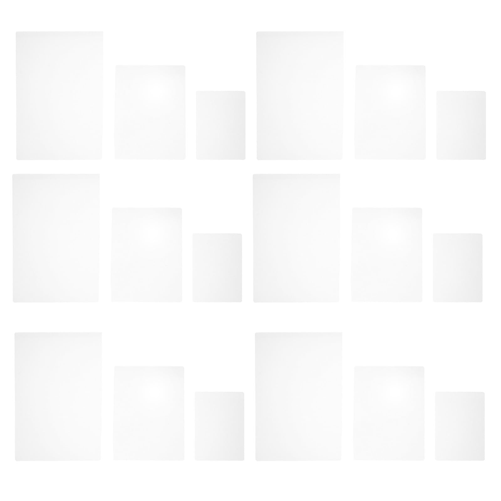 NUOBESTY 300 Feuilles Films de Plastification pour Photos Pet Transparent de 30,7x22cm, Épaisseur Flexible, Protège Photos et Aiguise le Texte, pour Fournitures Scolaires et Usage en Classe