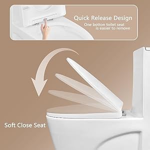 Deervalleyelongatedonepiecetoiletforbathroomscomfortseatheight17dualpowerflushtoilet1116gpfmap900g12roughin Urban Country Home Decor Deervalley elongated one piece toilet for bathrooms comfort seat height 17 dual power flush toilet 1116 gpf map 900g 12 rough in urban country home decor