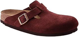 Birkenstock Boston Soft-Footbed Womens Clogs Red 9 B(M) US Women / 7 D(M)