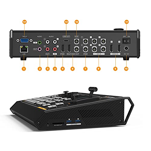 AVMATRIX VS0601U 6チャンネル SDI/HDMI マルチフォーマットミニAVスイッチャー の商品画像 2