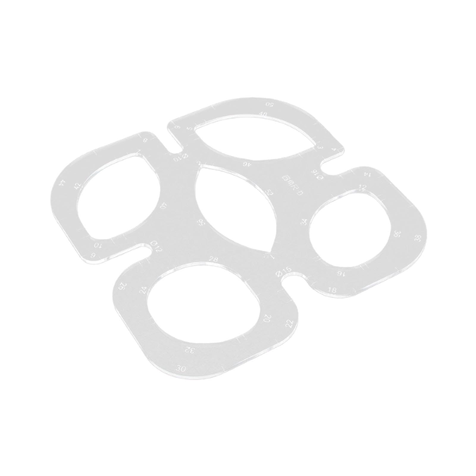 Bnf® Round Corner Stitching Ruler Stencil for Leather Craft Women's Handbag Adult 19cmx18.5cmx0.4cm|Crafts|Leathercrafts|Leathercraft Tools|Leather Measuring Tools-picture-16