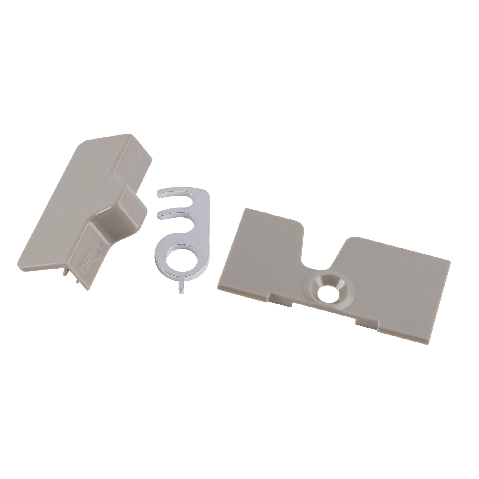 Serratura per porta del frigorifero + piastra di supporto per caravan/camper camper per dometic