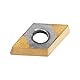 10pcs Diamantform CNC Hartmetall Einsatzschneider für regelmäßige Edelstahl Maschinen Drehmaschine Fräseinsätze Drehwerkzeuge mit Fall DCMT070204 US735 DCMT51.51 für Stahl