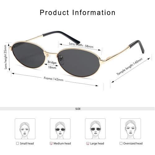 Retro Oval Sunglasses for Women Mens with Spring Hinge Sunnies AP3696