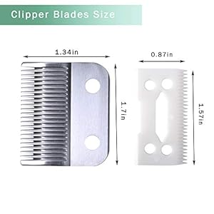 Replacement Clipper Blade Compatible with Wahl 301510 Pro Ion Iron Horse Show Pro Plus Uclip and Deluxe Uclipprofessional Pet Animal Dog Standard Adjustable Blade Set  Cucciolini Doodles Replacement clipper blade compatible with w ahl 30 15 10 pro ion iron horse show pro plus u clip and deluxe u clipprofessional pet animal dog standard adjustable blade set   cucciolini doodles
