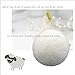 Three by Three Seattle Felt·Like·it!™ XL Wool Dryer Balls + Storage Bin: Reduce Drying Time, Static Cling, and Energy Use | Natural Alternative to Fabric Softeners | (Pack of 3 Grey Dryer Balls)