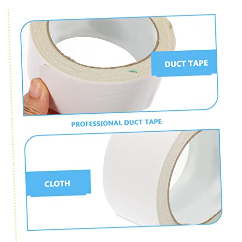 SEWOART Fita de pano dupla face branca fita dupla face tecido quadriculado