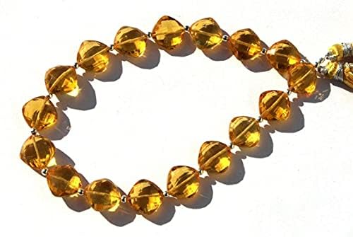 Citrine quartz briolettes à offrir aux passionnés de création de bijoux faits main