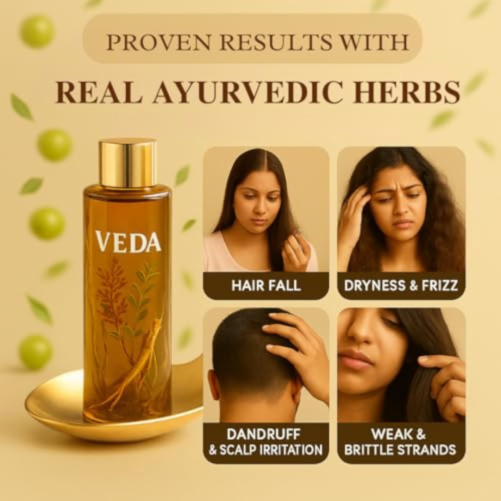 Active Herbs Hair Oil Pack of 2 for Nourishment