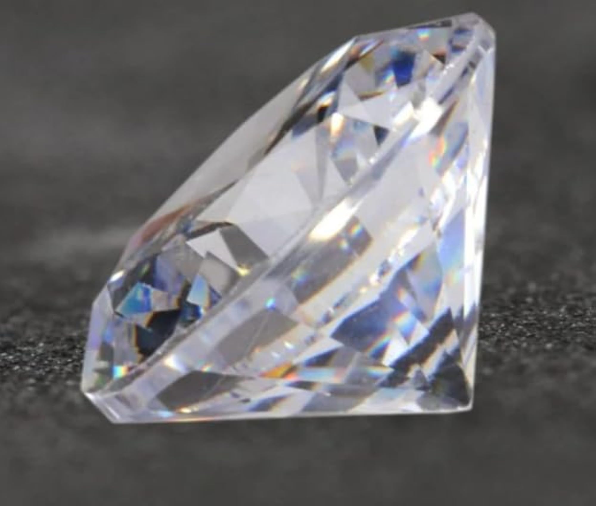Loose Moissanite Diamond Stone Certified, 0.25 Carat