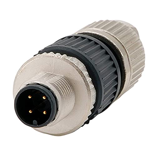 Prise mâle M12 4 broches code A DeviceNet CANopen fil HARTIN 21032121305