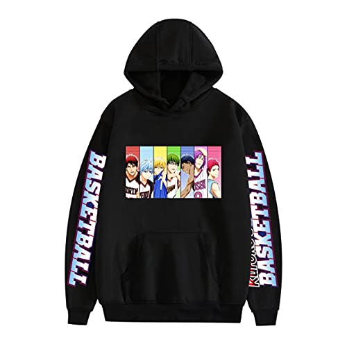 Nesthome Japanese Anime Haikyuu Sweat à Capuche Graphic Kuroko No Basket Streetwear Winter Unisex Sweatshirts