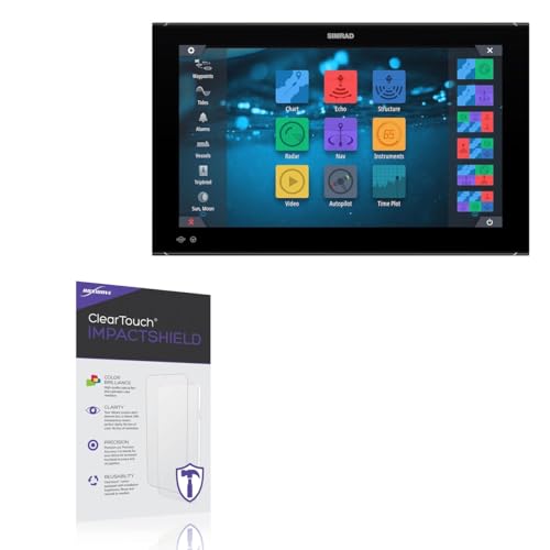 BoxWave Screen Protector Compatible with Simrad NSO Evo3 (24 in) - ClearTouch ImpactShield (2-Pack), Impenetrable Screen Protector Flexible Film