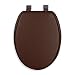 Ginsey Cushioned Elongated Toilet Seat in Chocolate