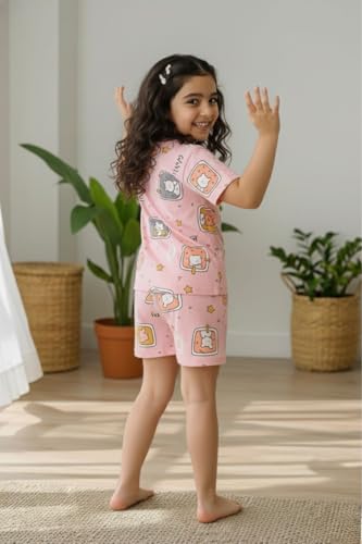 Image of Ninos Dreams Girls T Shirt with Shorts Set