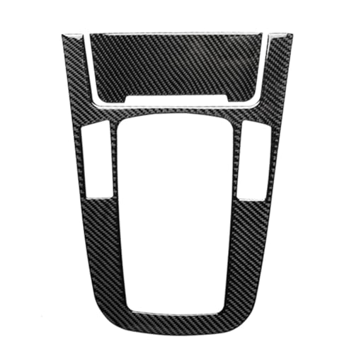 GXJ001 Car 2Pcs Center Console Gear Shift Panel A Cover Trim Interior Decoration Protector Carbon Fiber For Audi A4 S4 B8 B9 A5 S5 Q5 SQ5, Black