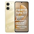 realme Note 70T Smartphone, 4+64GB, Batteria di lunga durata da 6.000 mAh, Protezione ArmorShell™, Spessore di soli 7,94 mm, Fino a 4+8 GB di RAM dinamica, NEXT AI, Caricabatterie non incluso, Oro