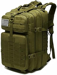 HYCOPROT Military Rucksack 40L Tactical Backpack Large Army Assault Pack Molle Bag Backpacks for Outdoor Fishing Hunting Camping Hiking