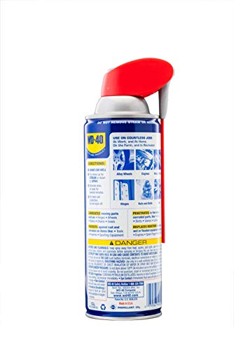 WD-40 490057 Multi-Use Lubricant Smart Straw Spray 12 OZ (Pack of 12)