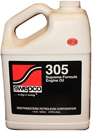 Swepco 305 Supreme Formula Engine Oil 30wt Gal.