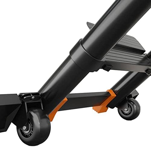 Telescoping Aluminum Ladder 18FT with Stabilizer Bar & Detachable Hook - Multi-Purpose Extendable Ladder for Roof, RV, Outdoor Work & Household Use