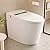 DeerValley Smart Toilet, Tankless Elongated Electric One Piece Toilet with Smart Bidet, Smart Toilet Bidet Seat 1.28 GPF for in White with Seat Heating, Remote Control