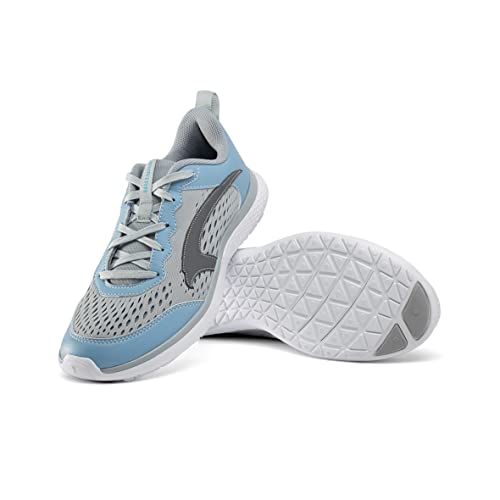 مينترا حذاء رياضي برباط للنساء من ايدج، لون ازرق × رمادي، مقاس 42