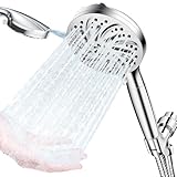 Duschkopf mit Filter und 10 Sprühmodi, Hochdruck Duschkopf mit Filtration in 15 Schichten, Wassersparend Duschbrause