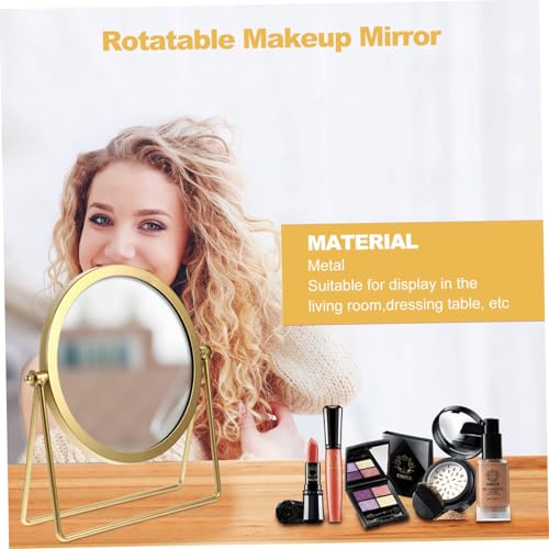 Espejo de maquillaje de escritorio rotatorio Ipetboom miniatura 6