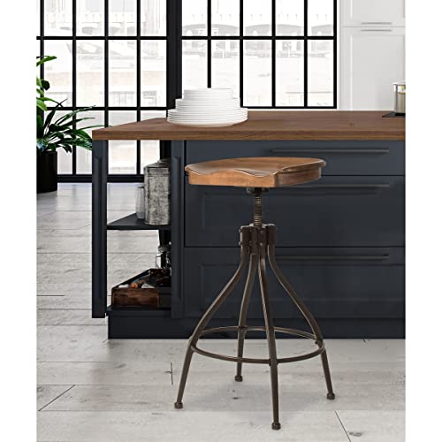 Hillsdale 4734-830 Worland Swivel Backless Stool thumb #1
