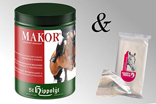 St. Hippolyt Makor 1 kg + Happy Horse Strahlemann Funktionsfeuchttücher
