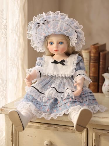 Muñeca de vinilo pintada a mano de 16 pulgadas miniatura 5