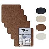 10-Pack Couch Patch Repair Fabric,Self-Adhesive Microfiber Patches,Quick Fix Sofa Chair Car Seat,Furniture,Upholstery Repair Kit