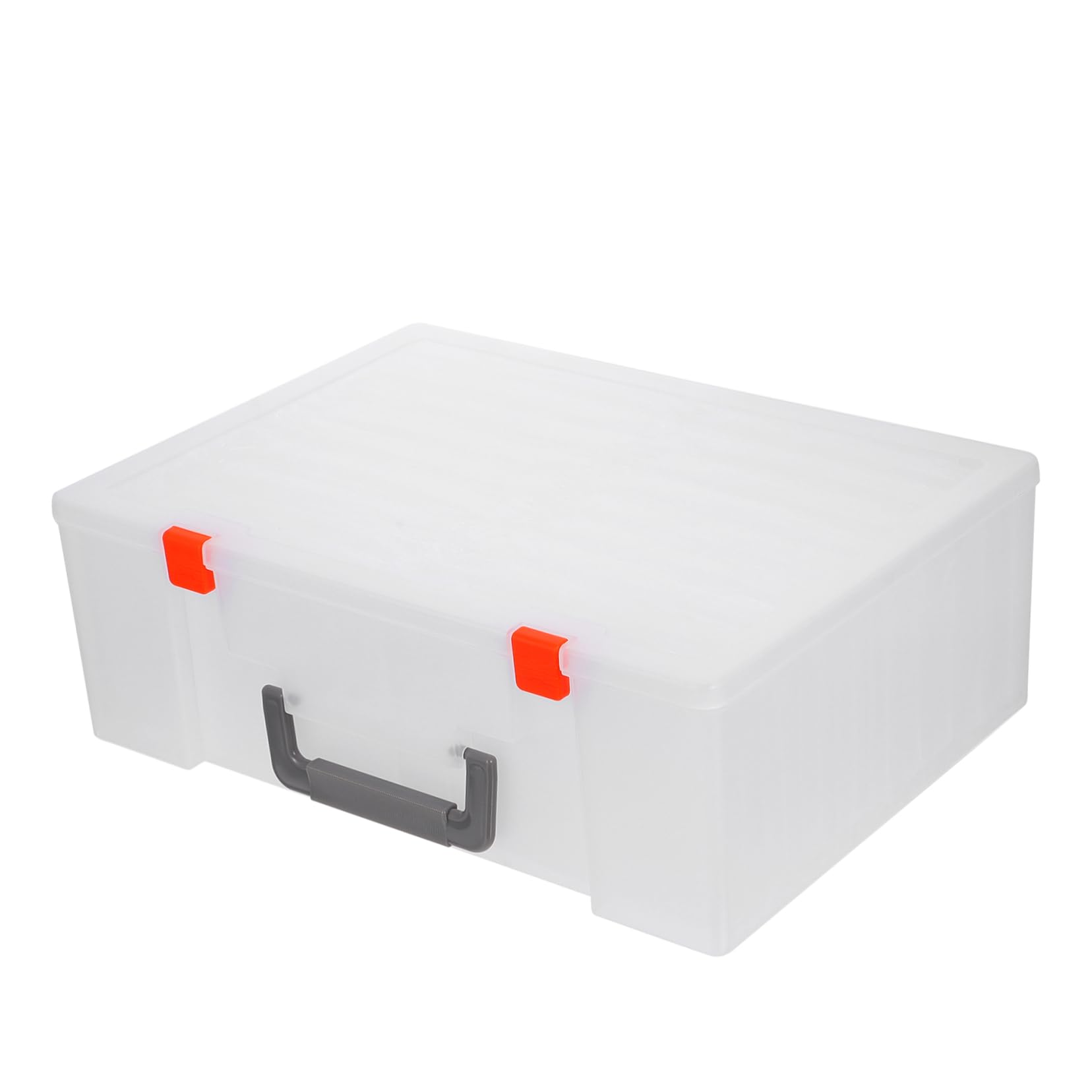 KONTONTY 1 Set Portable Photo Box Photo Storage Box Photo Case Photo Keeper Craft Storage Container Photo Boxes with Dividers Craft Keeper Photo Storage Case Photo Craft Case Plastic