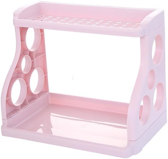 Regał kuchenny, wielofunkcyjny dwuwarstwowy stojak do przechowywania, plastikowy stojak na przybory kuchenne, stojak na przyprawy, stojak do przechowywania i organizacji, akcesoria kuchenne/1187
