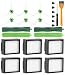Produktbild Jissta Bürsten Ersatzteile für iRobot Roomba E & I Serie E5 E6 i7 i7+ i3 i3+ i4 i4+ i6 i6+ j7 j7+ i8 i8+, 2 Sets Gummibürsten, 6 Filter, 6 Seitenbürsten, Ersatz Saugroboter Zubehör für Roomba