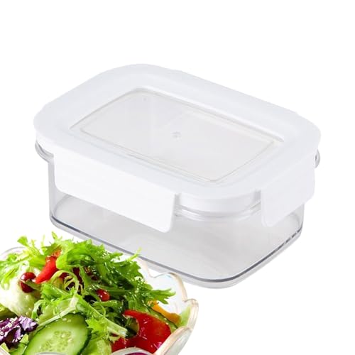 Caja de preparación de comidas, caja de conservación de alimentos - Caja de aperitivos clara - Contenedor de almacenamiento de frutas, organizador de refrigerador, caja de comida para hombres mujeres