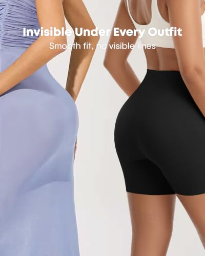 Image of Tummy Control Shapewear Shorts for Women Under Dress Womens Compression Shorts Under Dress Shapewear
