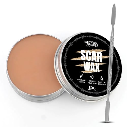 Professional Grade Scar Wax - SFX Makeup Kit for Halloween Prosthetics, Cosplay and Theatre...